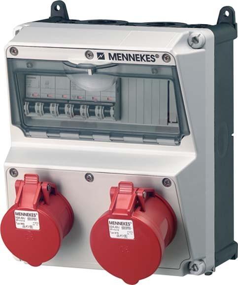 Actual product image Mennekes MEN 920021 Socket outlet combination AMAXX (1 x, Type 25)