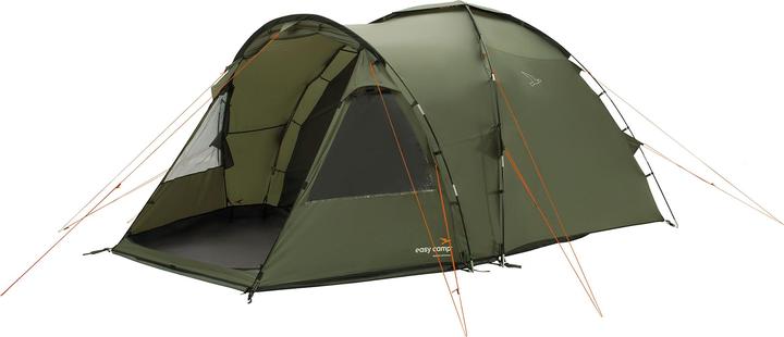 Easy Camp Kuppelzelt Kinn 4 (olivgr?n, mit Tunnel-Anbau, Modell 2025) (8.60 kg, 4 Personen)