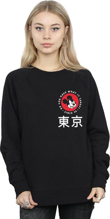 Actual product image Disney Womens/Ladies Mickey Mouse What It Takes Sweatshirt (XL)