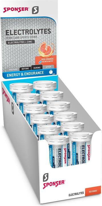 Produktbild Sponser Electrolytes (Red orange, 12 x)