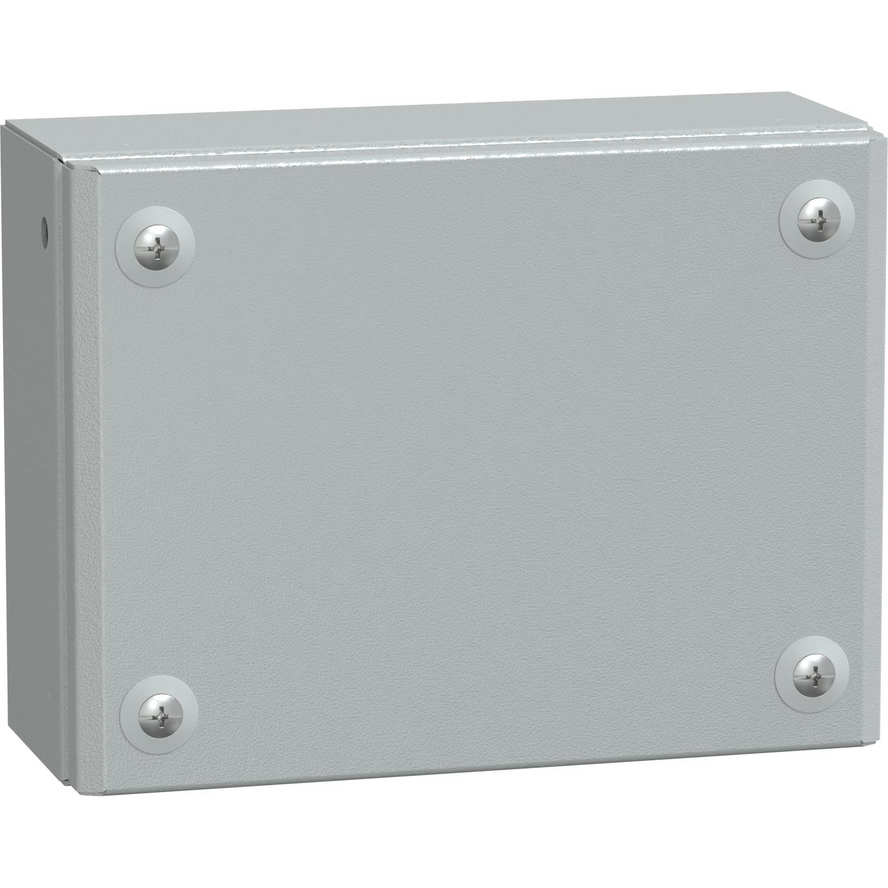 Schneider Electric, Werkstattschrank, IP66 Mild Steel enclosure 150x200x80mm (20 cm, 15 cm)