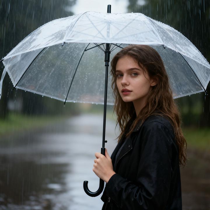 Image du produit Comfort Aid Regenschirm mit Automatiköffnung, transparent, Ø 85 cm