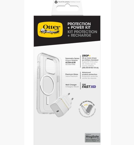 Produktbild OtterBox Protection + Power KIT - Starter Kit (Apple iPhone 15 Pro Max)