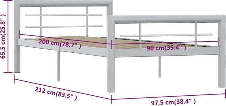 Actual product image vidaXL Kile (90 x 200 cm)