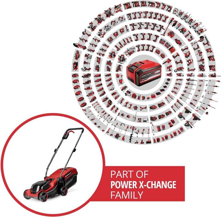 Produktbild Einhell GE-CM 18/30-1 Li BL (1x3,0Ah) Akku Akku-Rasenmäher inkl. Akku, inkl. L (Akkubetrieb)