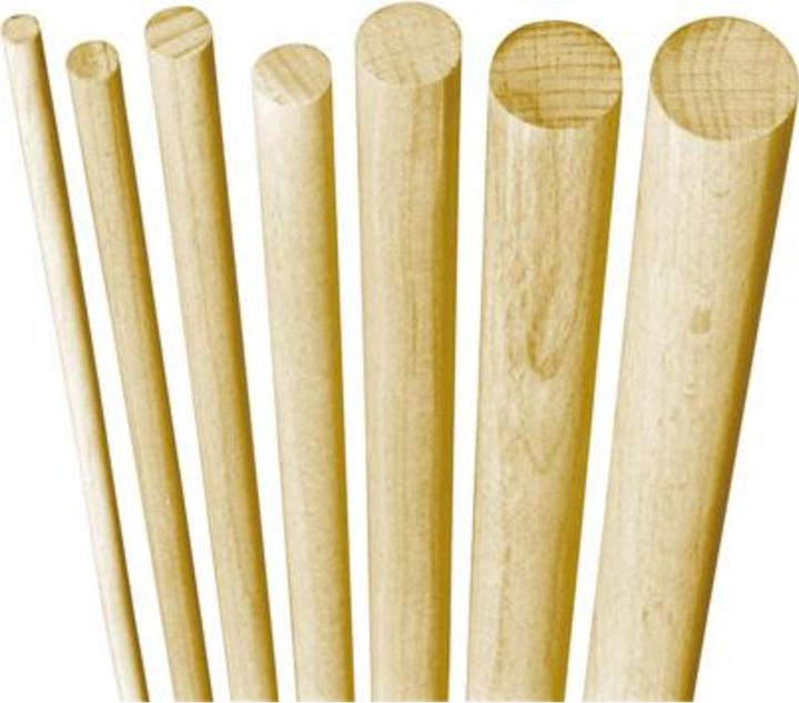 Actual product image Facett Smooth beech round bars, 25 mm