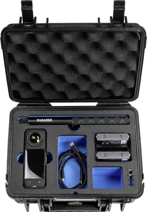 Actual product image B+W BW Outdoor Cases Type 1000 for Insta360 X4 (black) (X4)