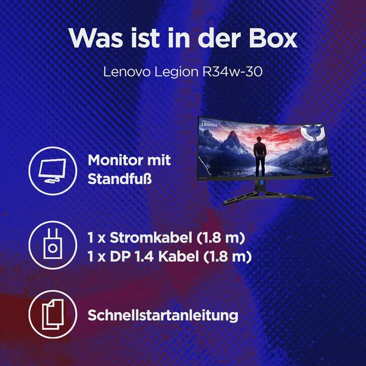 Immagine prodotto Lenovo Legion R34w-30 (3440 x 1440 pixel, 34")