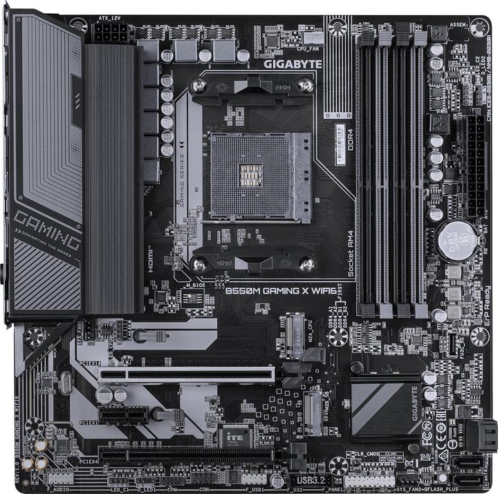 Produktbild Gigabyte B550M GAMING X WIFI6 (AM4, AMD B550, mATX)