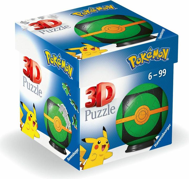 Produktbild Ravensburger 3D Puzzle 11626 - Puzzle-Ball Pokémon Pokéballs - Finsterball - (EN) Dusk Ball - für (54 Teile)