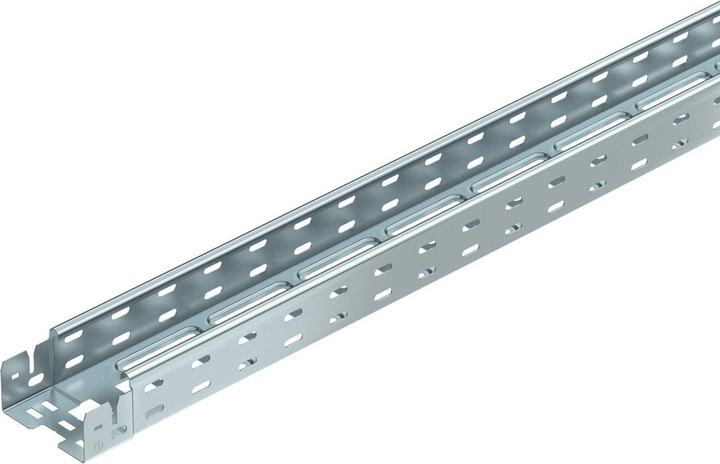 Produktbild OBO Bettermann OBO MKSM 610 FS Kabelrinne MKSM gelocht, mit Schnellverbindung 60x100x3050 (305 cm)