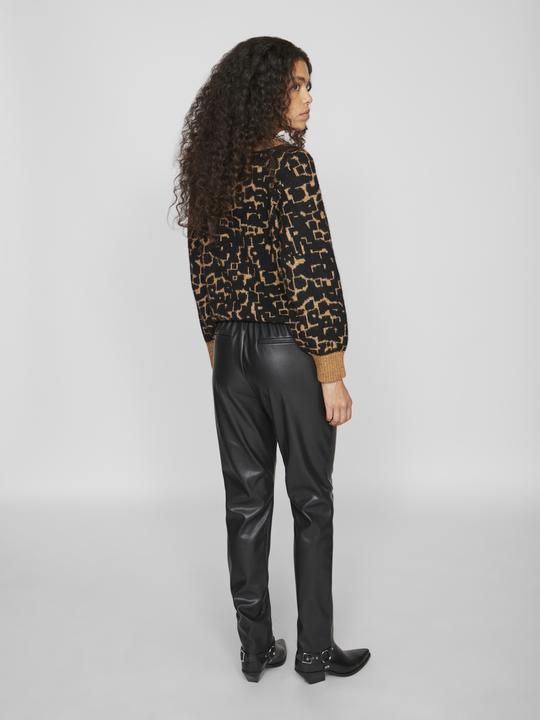 Actual product image Vila Coated High Waist Trousers (44)