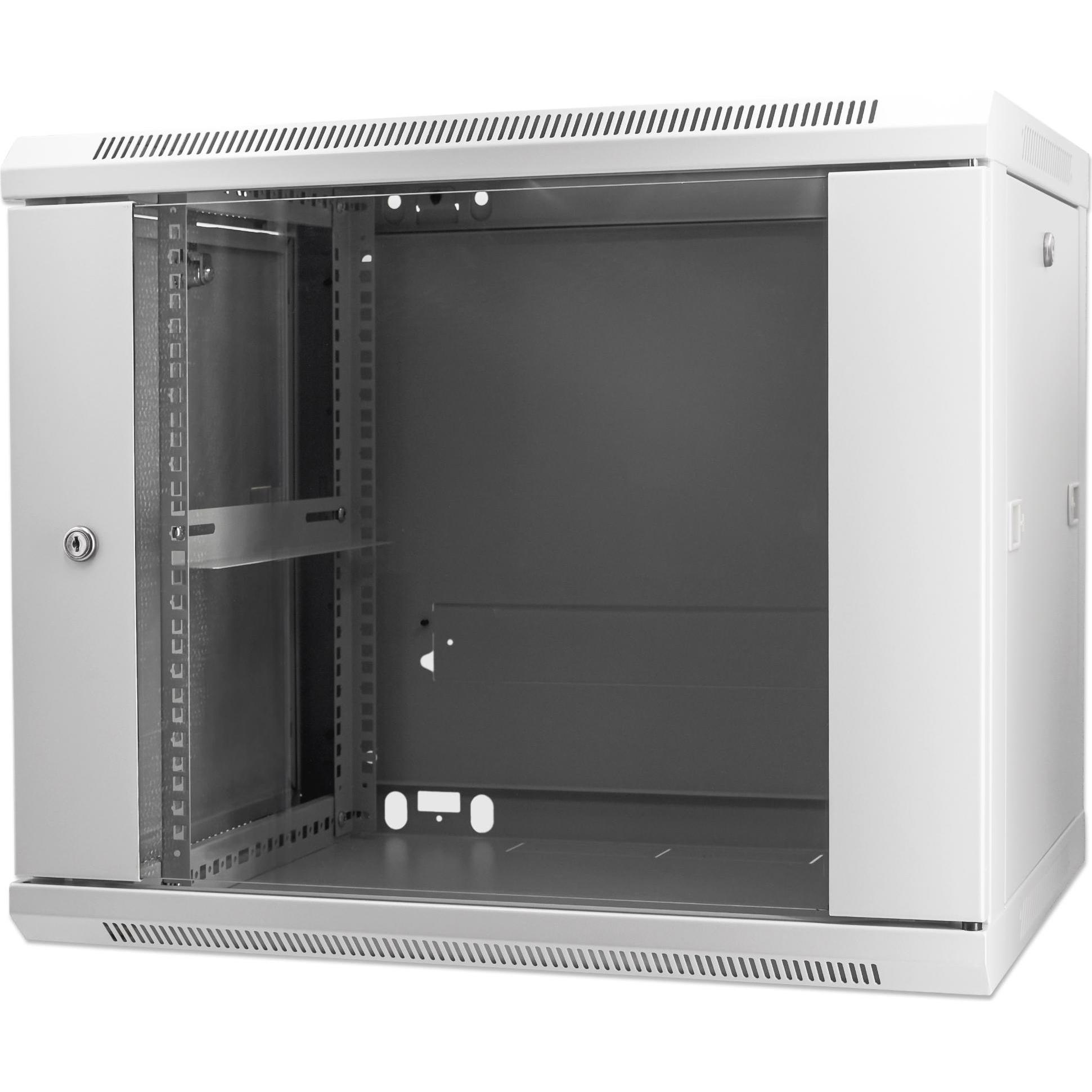 Thumbnail - Intellinet 19" Wandverteiler (9 HE, 19 Zoll Rack), Serverschrank, Grau