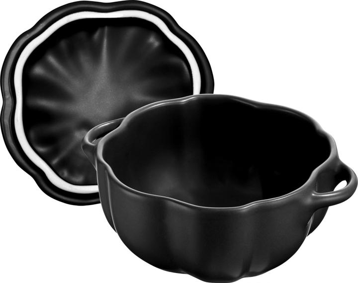 Produktbild Staub 40508-548-0 - Kürbis - Cocotte - Schwarz matt - Keramik - 12,2 cm