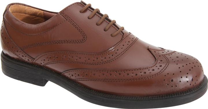 Produktbild Megableu Schnürschuhe mit Flügelkappen und Lochmuster (44.5)