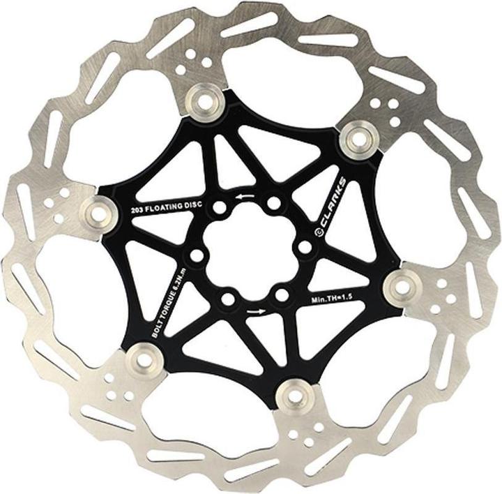 Actual product image Clarks Lightweight disc rotor 6-hole (203 mm)