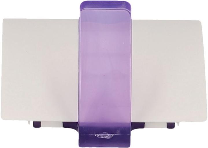 Produktbild Inofix Klebehaken quadratisch weiss-violett, 2 Stück
