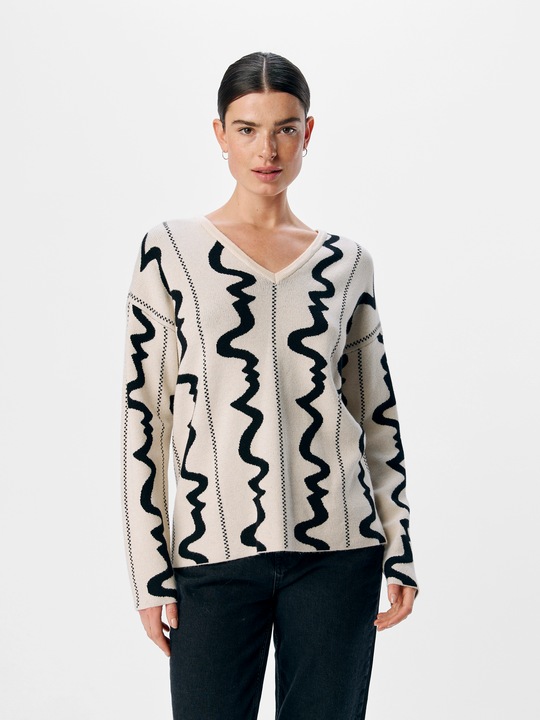 Produktbild Object V-Ausschnitt Strickpullover (XS)