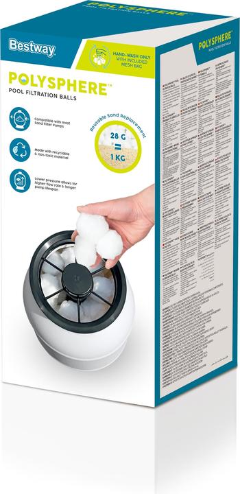 Actual product image Bestway Flowclear Polysphere