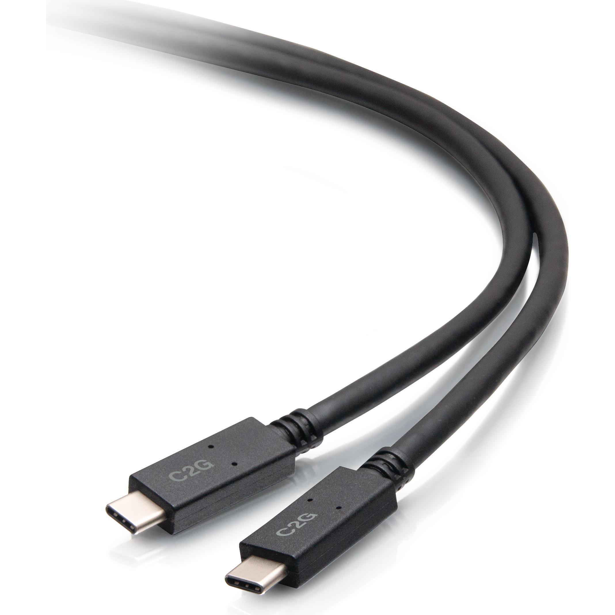 C2G 6.5ft (2m) USB-C Male to USB-C Male (2 m, USB 3.2 Gen 1), USB Kabel