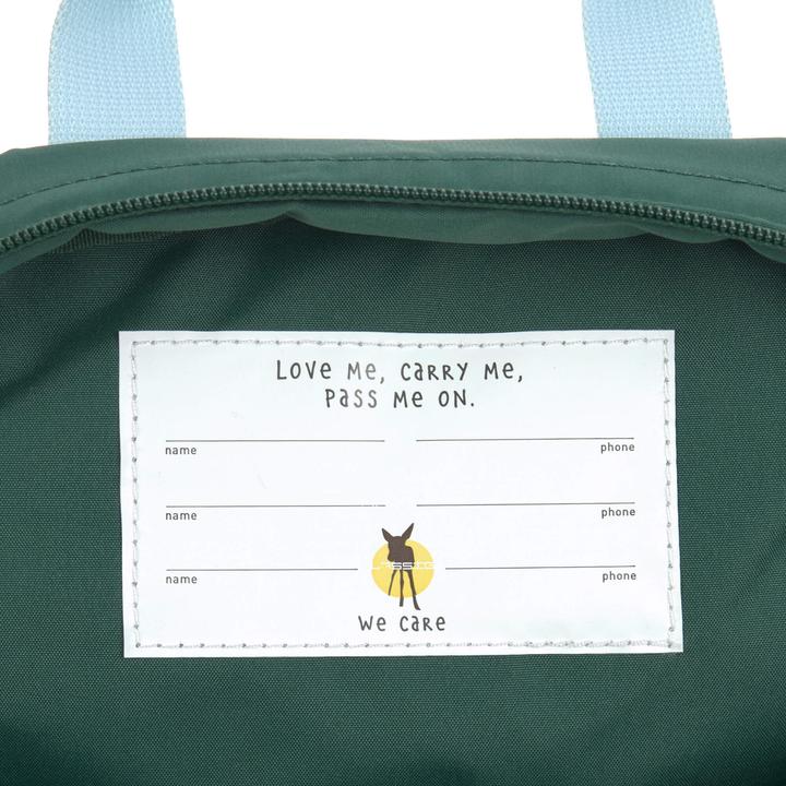 Produktbild Lässig Rucksack Mini Square – Little Gang, Lemon / Dark green
