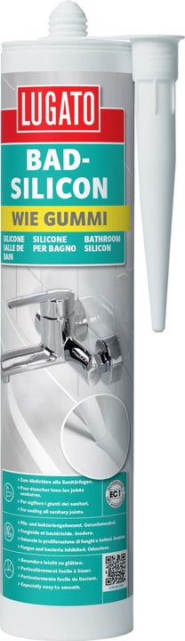Actual product image Lugato Like rubber bath silicone (Silver grey, 310 ml)