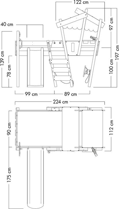 Actual product image Wickey CrAzY Hutty (90 x 200 cm)
