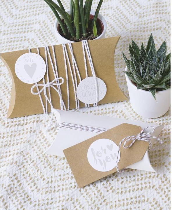 Produktbild Heyda Geschenkschachtel 90 x 125 mm 6 Stück, Creme (6x)