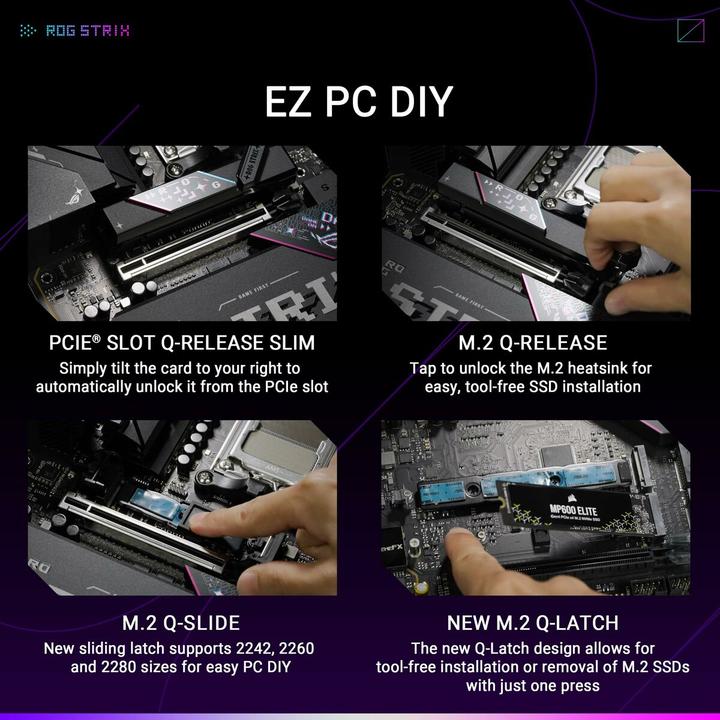 Actual product image ASUS ROG STRIX B850-E GAMING WIFI (AM5, AMD B850, ATX)