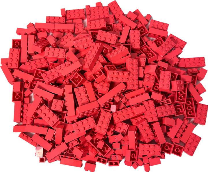 Produktbild LEGO Bausteine Hochsteine Koralle Rot Basic Mix - NEU! Menge 1000x (LEGO Classic)
