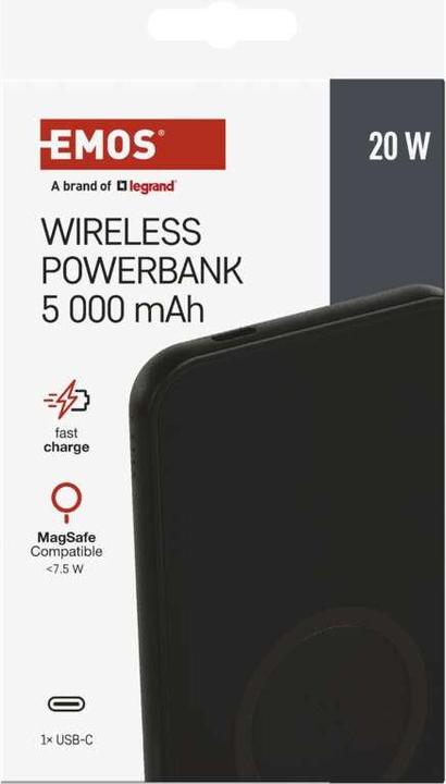 Actual product image Emos # (5000 mAh, 20 W, 19.25 Wh)