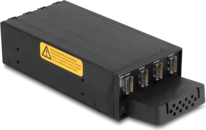 Productafbeelding Delock Slim Bay verwijderbaar frame voor 4 x M.2 NVMe SSD met Slim