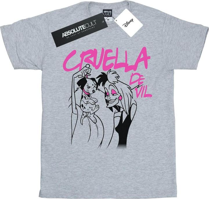 Produktbild Disney Cruella De Vil Collared TShirt Mädchen (152, 158)