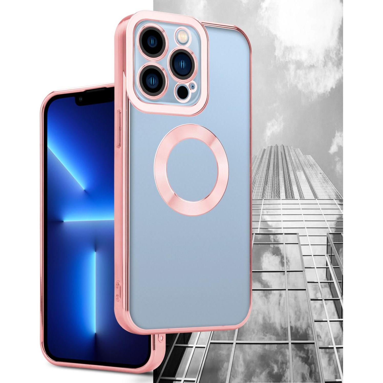 Thumbnail - Cadorabo TPU Hülle Chrome mit Kameraschutz für Apple iPhone 13 PRO (Apple iPhone 13 Pro), Smartphone Hülle, Transparent