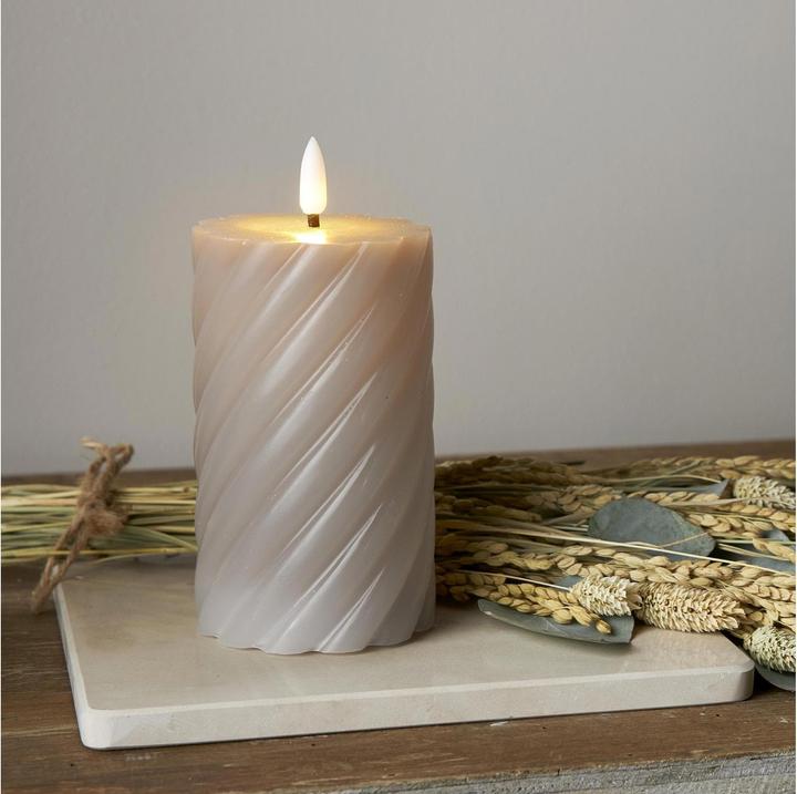 Produktbild Star Trading LED Pillar Kerze Flamme Swirl (1 x)