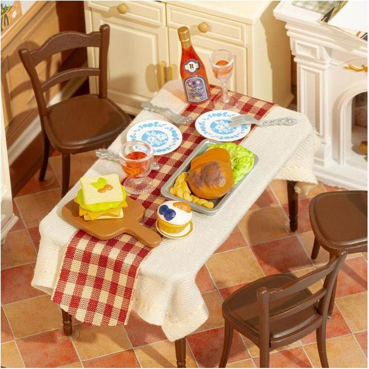 Actual product image Robotime Warm Dining Room
