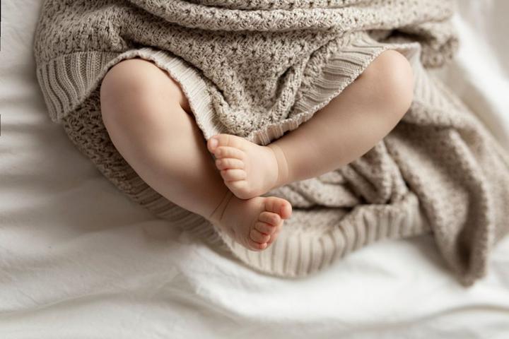 Immagine prodotto My memi Coperta di bambù per bambini - Catena beige chiaro (80 x 100 cm)