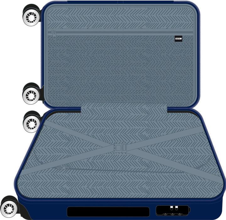 Actual product image Safta Cabin case navy blue 20" 34.5 x 55 x 20 cm (40.10 l)