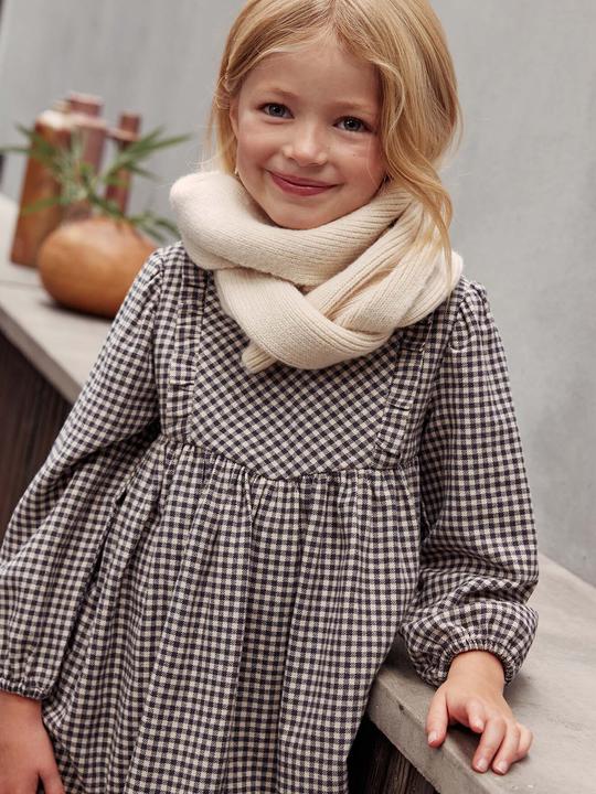 Actual product image Vertbaudet Mädchen Volantkleid mit Vichykaro (128)