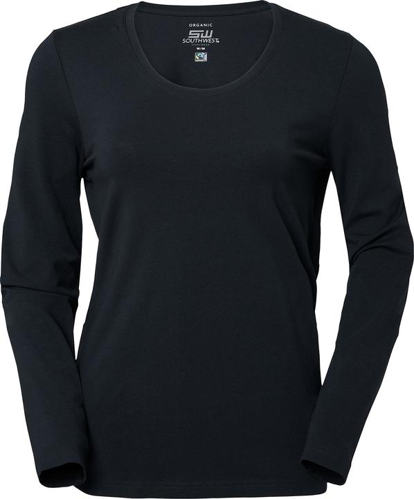 Immagine prodotto Top Swede South West - T-shirt Lily, donna, blu navy, XL 95% cotone organico, 5% elastan (XL)