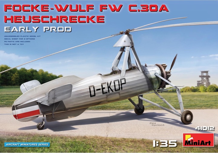 Produktbild Mini art Focke-Wulf Fw C.30A Heuschrecke. Early Prod