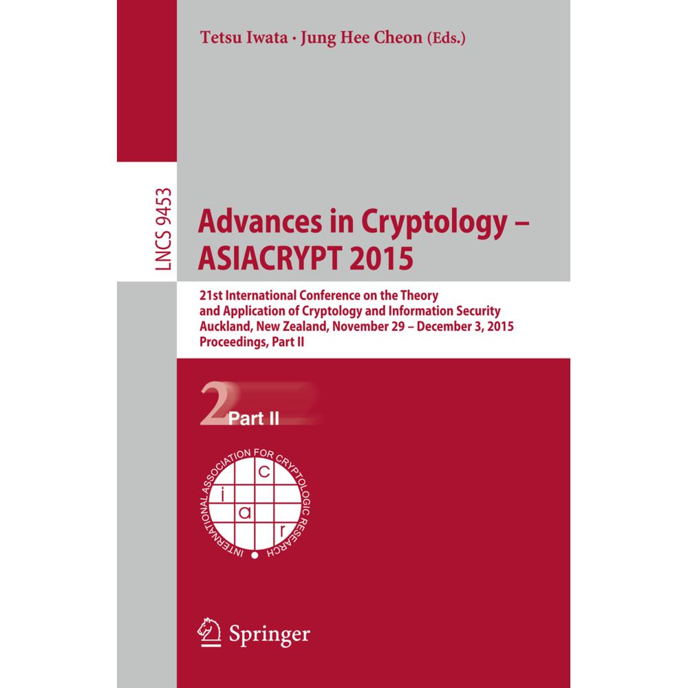Advances in Cryptology - ASIACRYPT 2015, Fachbücher von Tetsu Iwata, Jung Hee Cheon