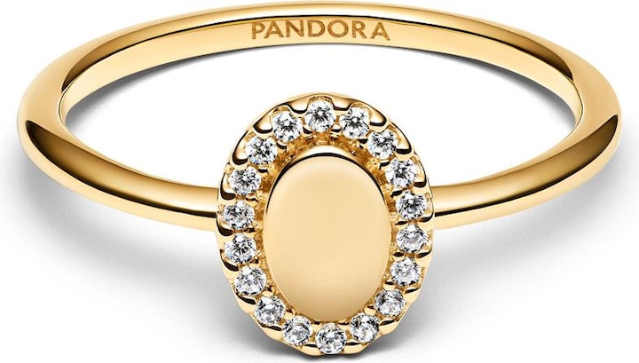 Image du produit Pandora Gravierbarer Ovaler Strahlenkranz Ring (54)