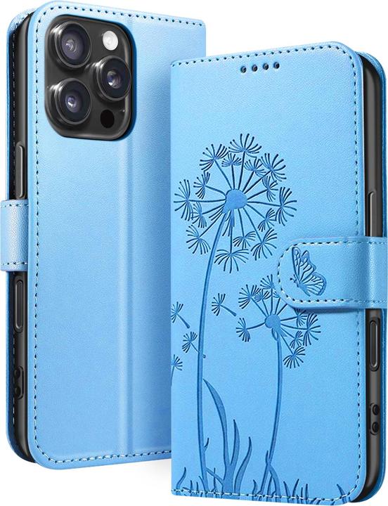Actual product image Zanaé Wallet Etui iPhone 16 Pro Blumen Design (Apple iPhone 16 Pro)