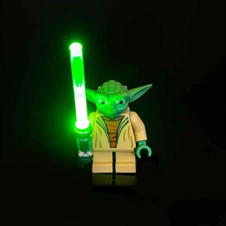 Actual product image Light my bricks LED LEGO® Star Wars Lightsaber Light - Green (5 cm cable)