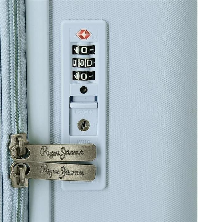 Produktbild Pepe Jeans Akzent-Kabinekoffer mit TSA-Schloss, Multidirektionalrollen und Ausziehbarkeit (79 l)