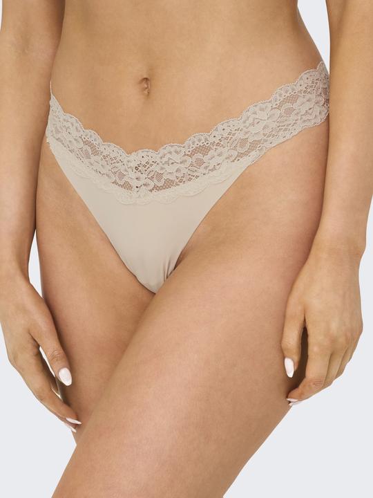 Actual product image Only Onlchloe Lace S.S Thong 3-Pack Acc Noos (XS, pack of 3)