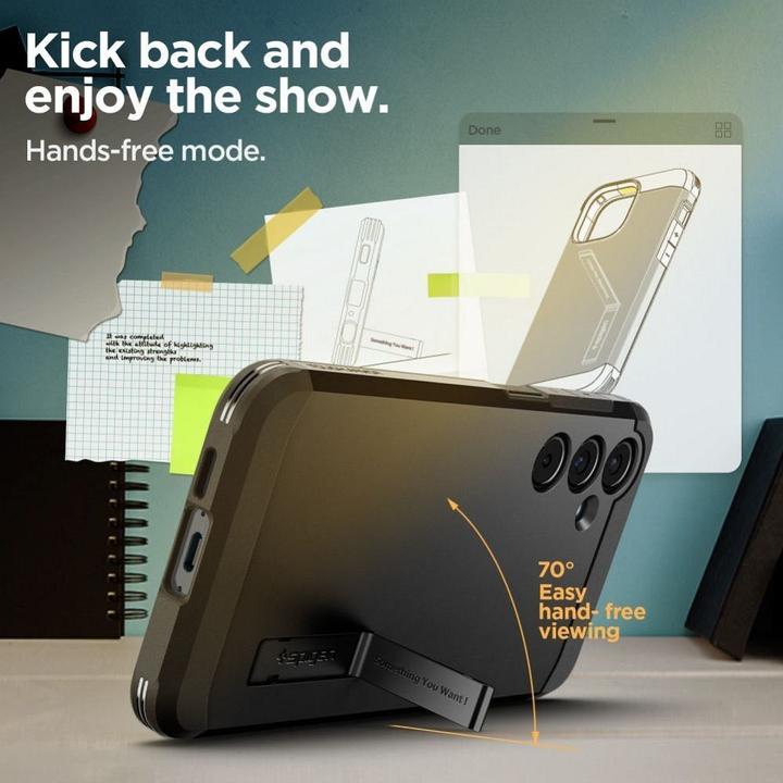 Immagine prodotto Spigen Tough Armor Sam A55 5G nero ACS07530 (Samsung Galaxy A55)