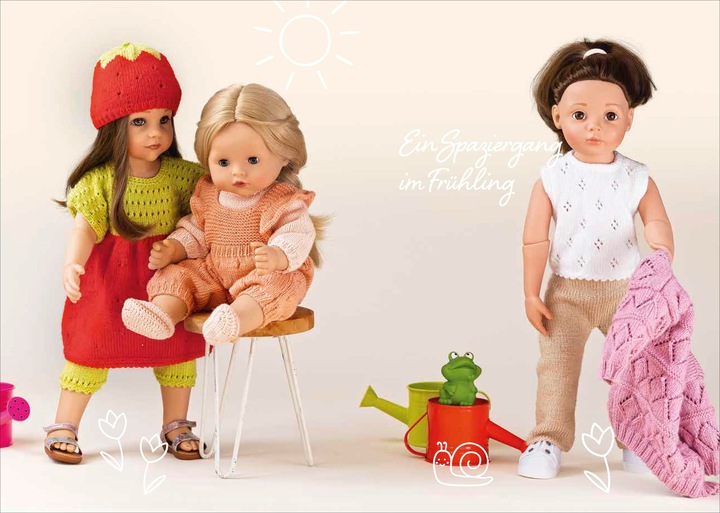 Produktbild Niedliche Puppenkleidung stricken