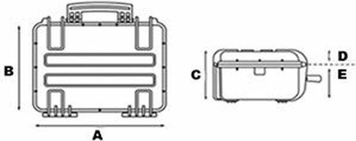 Productafbeelding Explorer Cases Speciale koffer 48x37x21 cm Mod. 4820 (35.50 l)